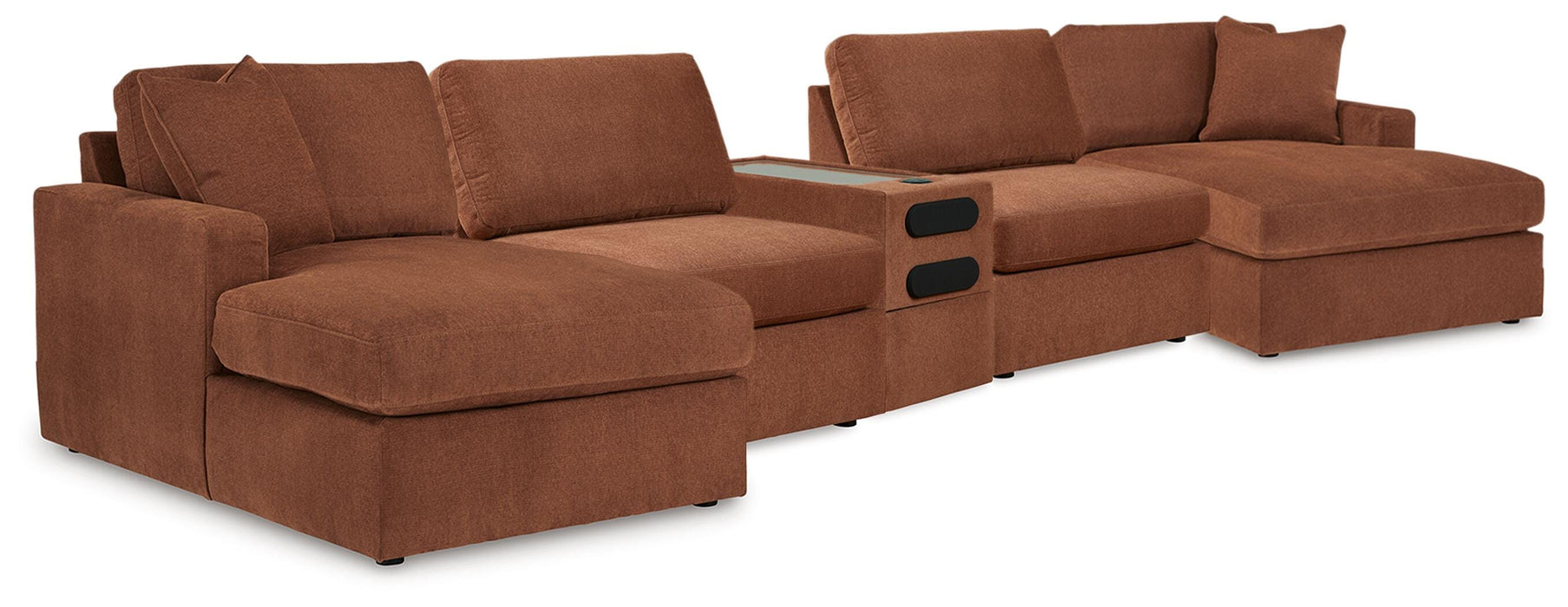 Modmax 5 Piece Sectional with Audio Console - LasVegasFurnitureOnline.com