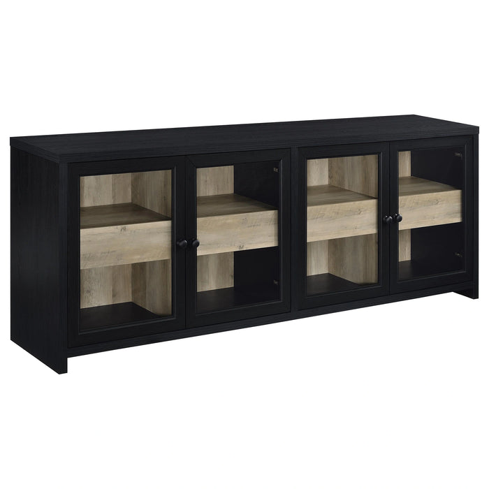 Denison Entertainment Center (TV Stand and 2 Media Tower)