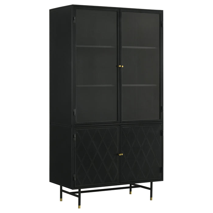 Santiago Tall Display Cabinet - LasVegasFurnitureOnline.com