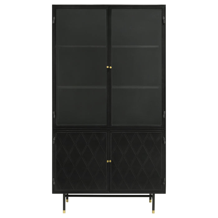 Santiago Tall Display Cabinet - LasVegasFurnitureOnline.com