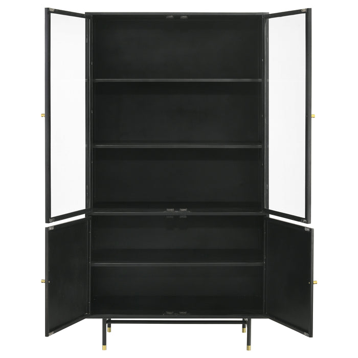Santiago Tall Display Cabinet - LasVegasFurnitureOnline.com