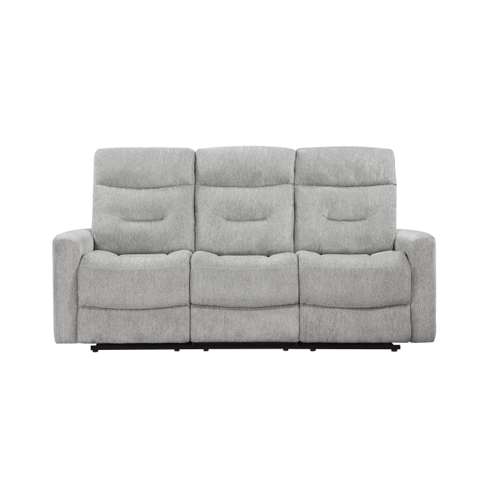 9610GY-3 - Double Reclining Sofa - LasVegasFurnitureOnline.com