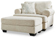 Monaghan Oversized Chair and Ottoman - LasVegasFurnitureOnline.com