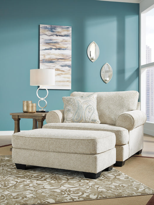 Monaghan Oversized Chair and Ottoman - LasVegasFurnitureOnline.com