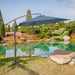 Glam Cantilever Umbrella w/ LED - LasVegasFurnitureOnline.com