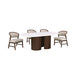 Narvik 5 Pc. Dining Table Set FM37026BR-OT-5PC-WH - Dining Table Set | Las Vegas Furniture Online - View 14
