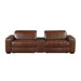 Sutton-(3)Power Double Reclining Love Seat with Center Console, Power Headrest and Charging Ports image