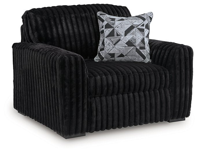 Midnight-Madness Oversized Chair - LasVegasFurnitureOnline.com
