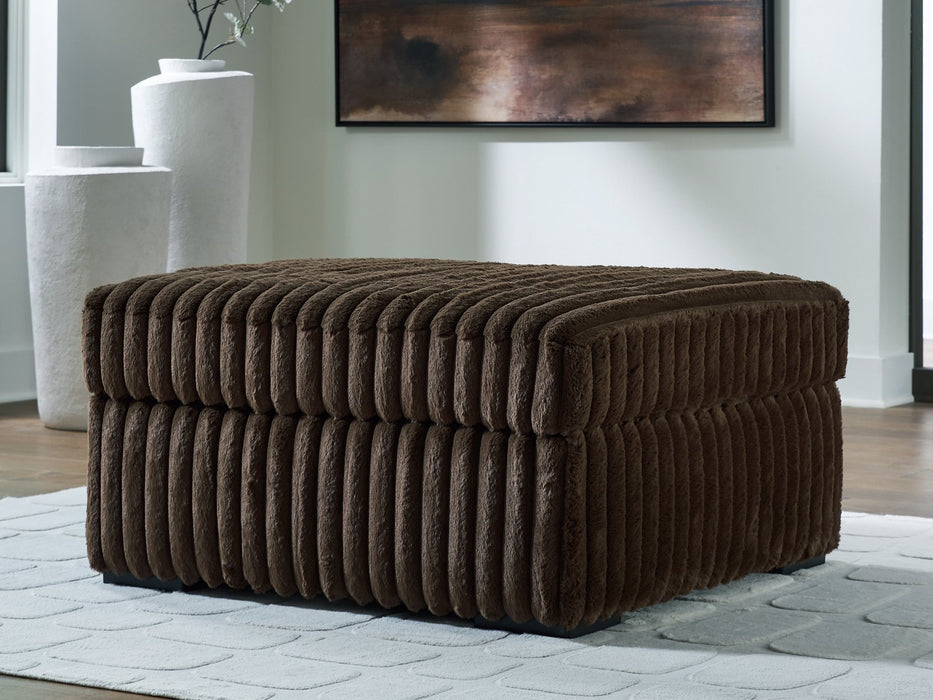 Midnight-Madness Oversized Accent Ottoman - LasVegasFurnitureOnline.com