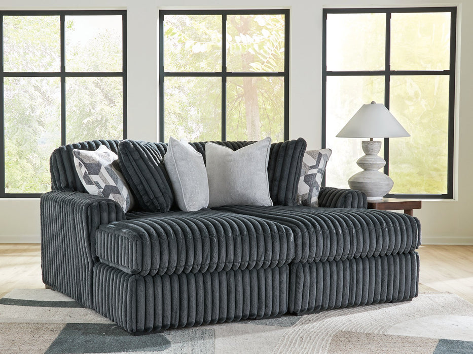 Midnight-Madness Super Chaise - LasVegasFurnitureOnline.com