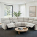 Mattheus Power Sectional with Cooler + 3 Recliners - Sectional | Las Vegas Furniture Online - View 3