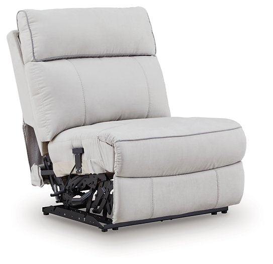 Social Pointe Reclining Sectional with Storage Consoles - LasVegasFurnitureOnline.com