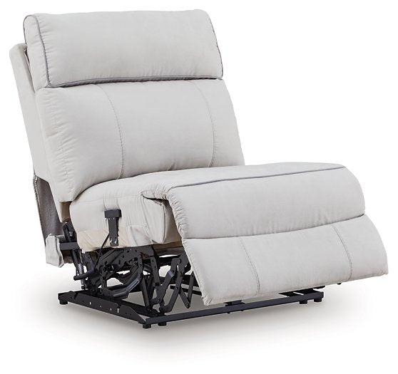 Social Pointe Reclining Sectional with Storage Consoles - LasVegasFurnitureOnline.com