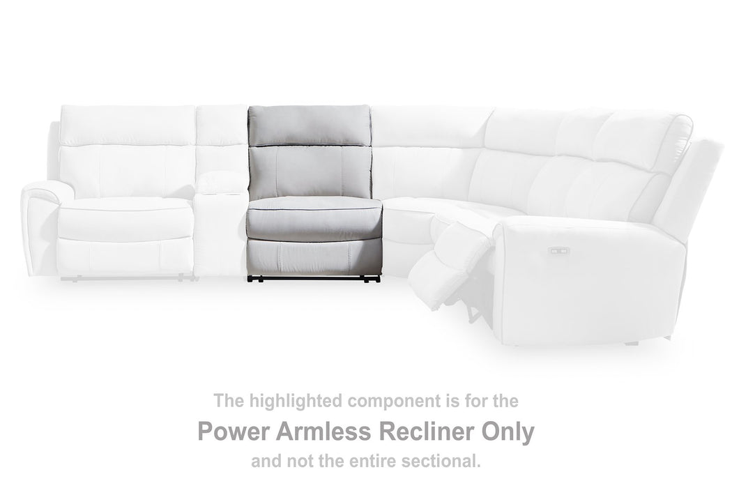 Social Pointe Reclining Sectional with Storage Consoles - LasVegasFurnitureOnline.com