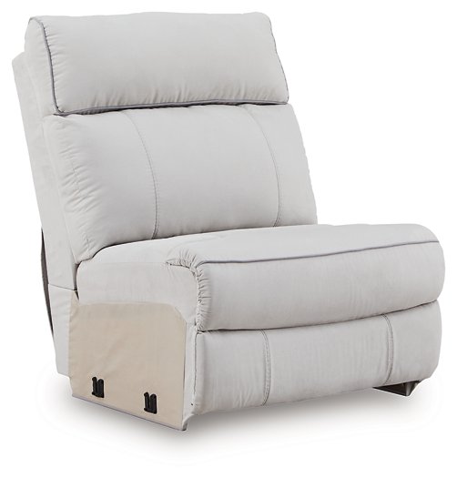 Social Pointe Reclining Sectional with Storage Consoles - LasVegasFurnitureOnline.com