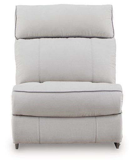 Social Pointe Reclining Sectional with Storage Consoles - LasVegasFurnitureOnline.com