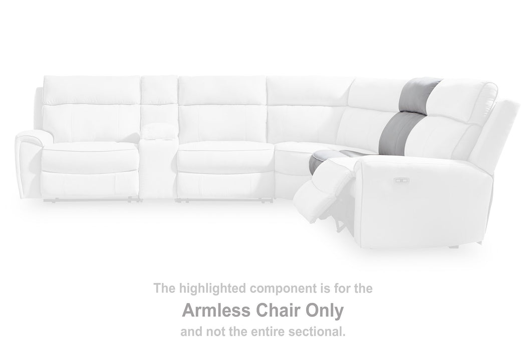 Social Pointe Reclining Sectional with Storage Consoles - LasVegasFurnitureOnline.com