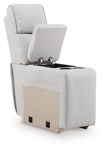 Social Pointe Reclining Sectional with Storage Consoles - LasVegasFurnitureOnline.com