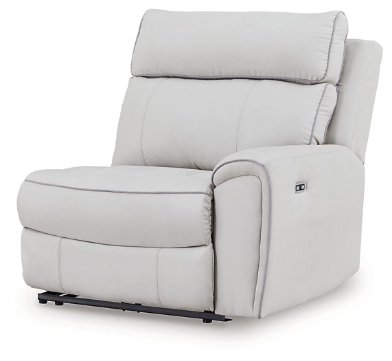 Social Pointe Reclining Sectional with Storage Consoles - LasVegasFurnitureOnline.com