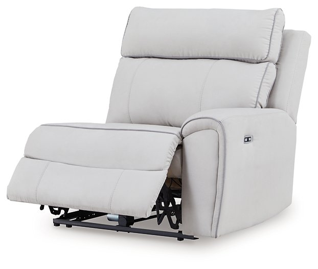 Social Pointe Reclining Sectional with Storage Consoles - LasVegasFurnitureOnline.com