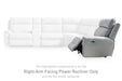 Social Pointe Reclining Sectional with Storage Consoles - LasVegasFurnitureOnline.com