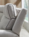 Social Pointe Reclining Sectional with Storage Console - LasVegasFurnitureOnline.com