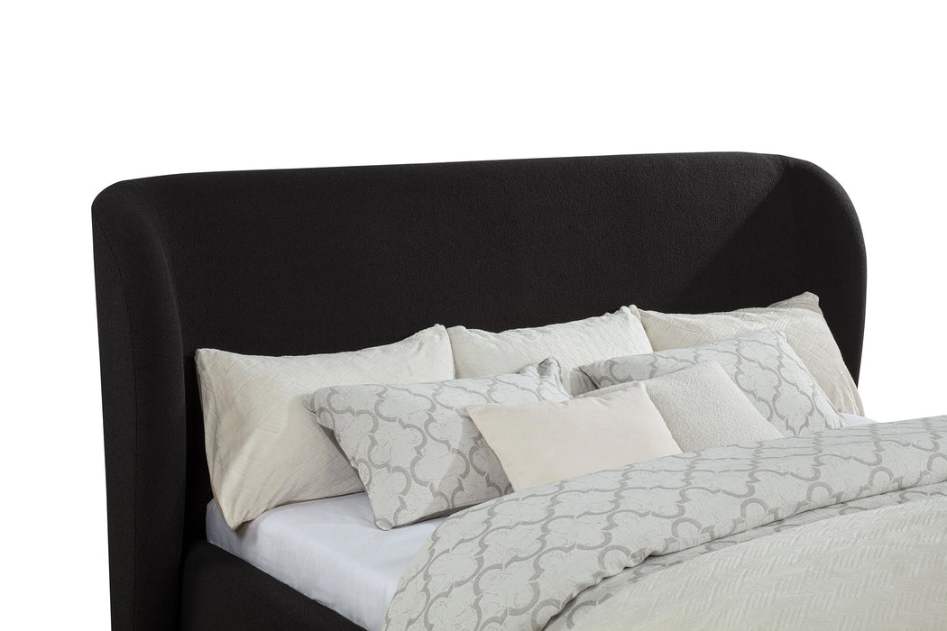 Blaire Upholstered Wingback Platform Bed