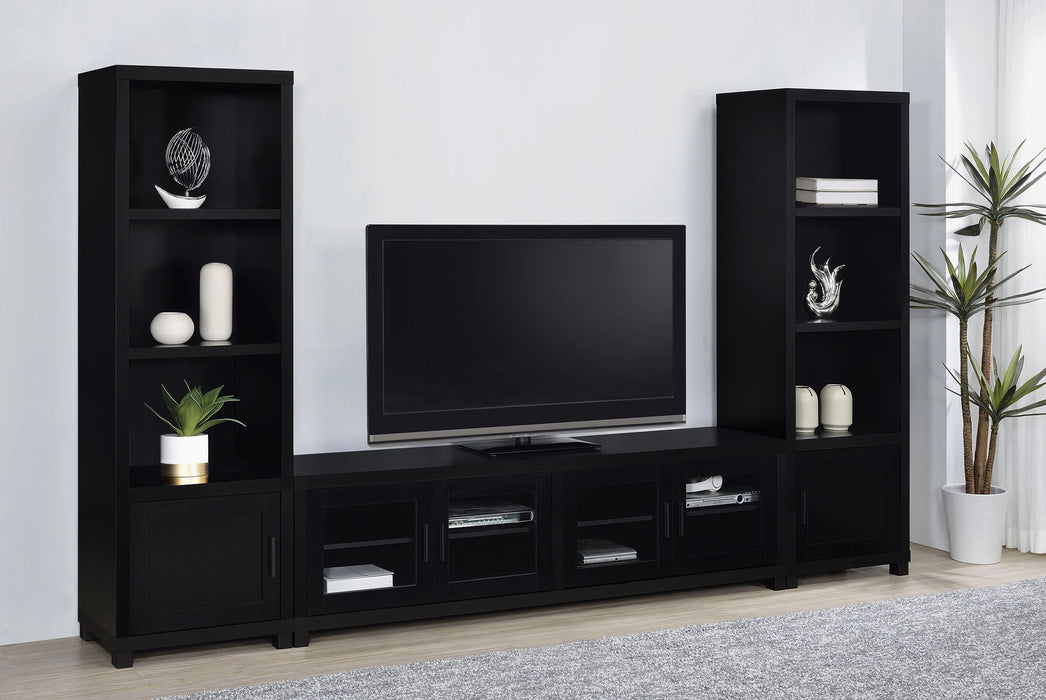 Jupiter Entertainment Center (TV Stand and 2 Media Tower)