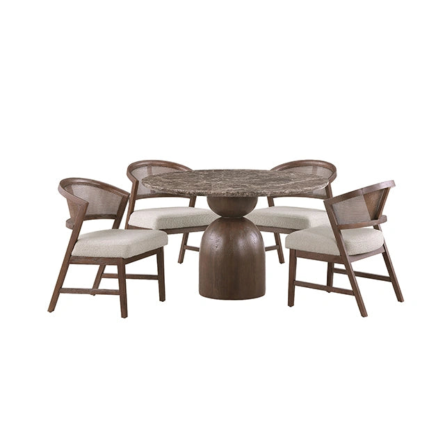 Cirava 5 Pc. Dining Table Set FM37027BR-RT-5PC-DW - Dining Table Set | Las Vegas Furniture Online - View 5