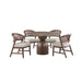 Cirava 5 Pc. Dining Table Set FM37027BR-RT-5PC-DW - Dining Table Set | Las Vegas Furniture Online - View 4