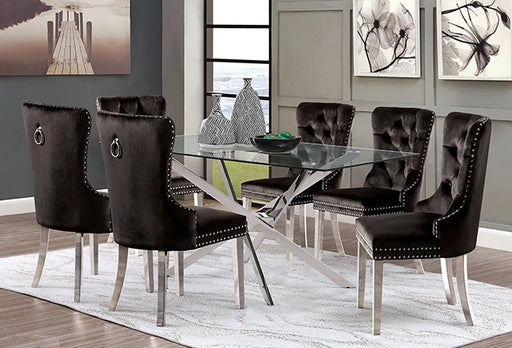 Silveria 7 Pc Dining Table Set - Dining Table Set | Las Vegas Furniture Online - View 2