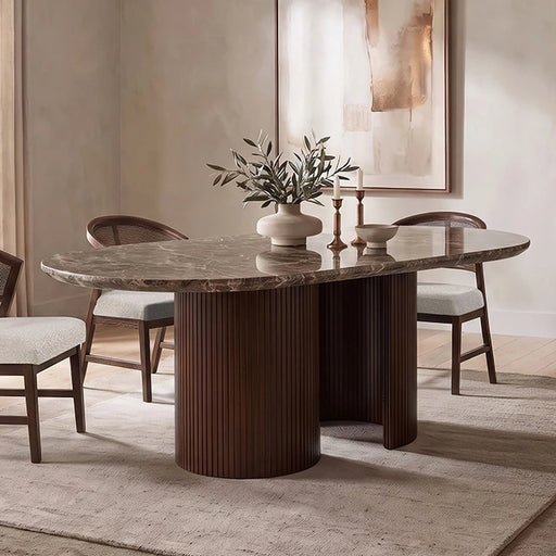 Narvik Oval Dining Table - Dining Table | Las Vegas Furniture Online