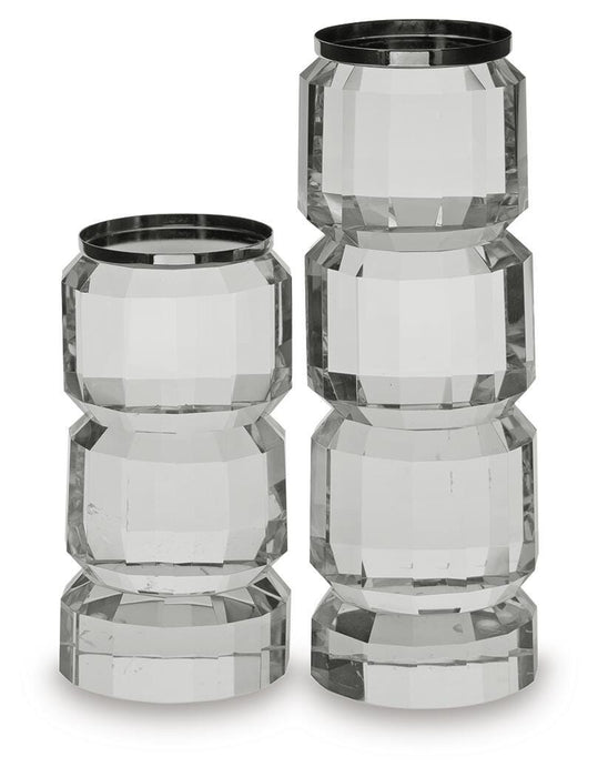 Brentley Candle Holder Set (Set of 2) - LasVegasFurnitureOnline.com