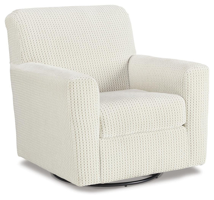 Herstow Swivel Glider Accent Chair - LasVegasFurnitureOnline.com