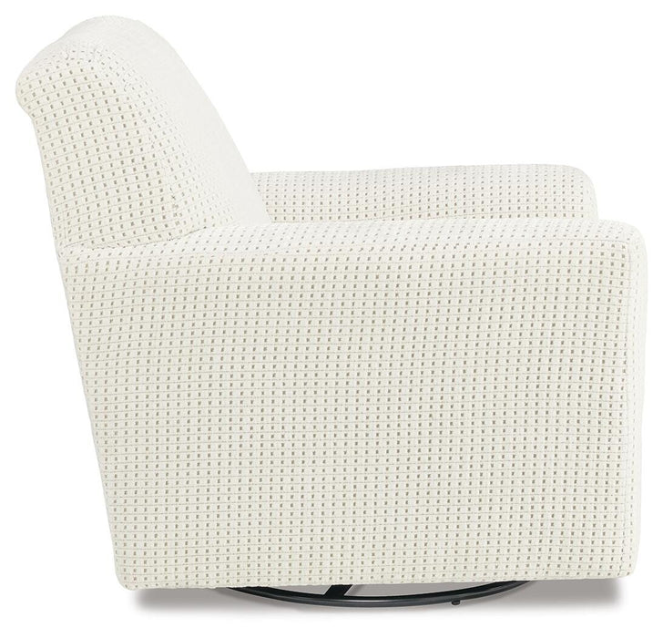 Herstow Swivel Glider Accent Chair - LasVegasFurnitureOnline.com