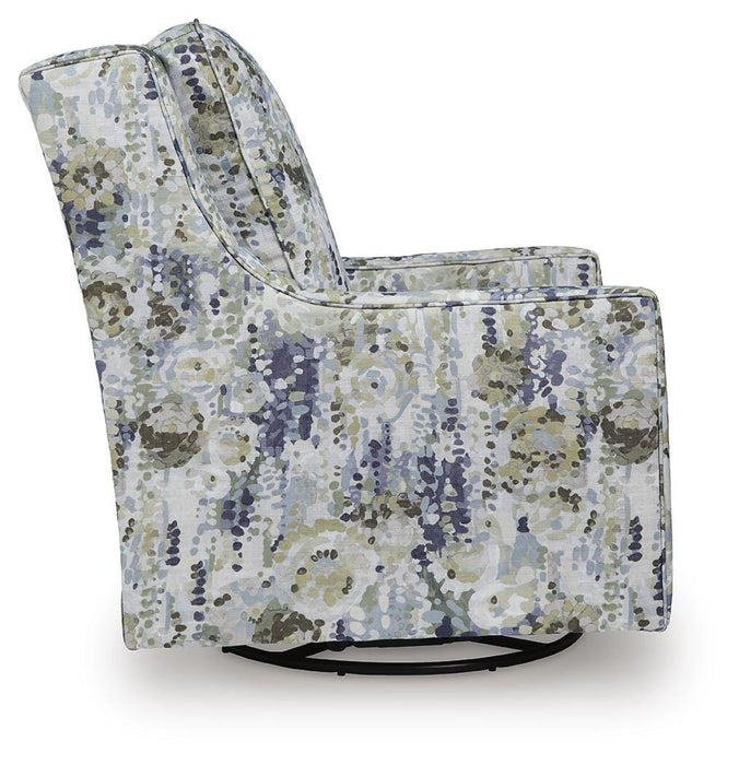 Dustinford Swivel Glider Accent Chair - LasVegasFurnitureOnline.com