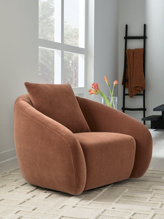 Yahya Swivel Accent Chair - LasVegasFurnitureOnline.com