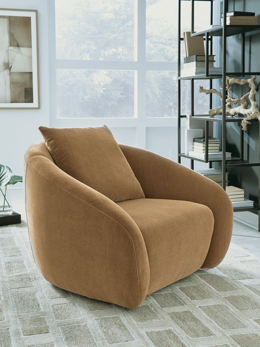 Yahya Swivel Accent Chair - LasVegasFurnitureOnline.com