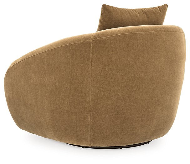 Yahya Swivel Accent Chair - LasVegasFurnitureOnline.com