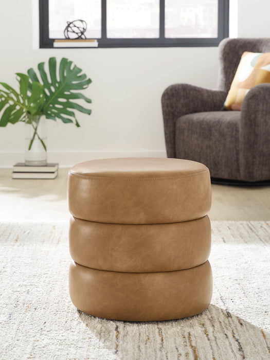 Ummi Swivel Accent Ottoman - LasVegasFurnitureOnline.com
