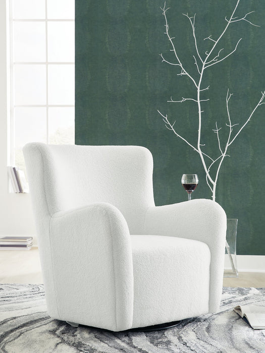 Rowenburg Swivel Glider Accent Chair - LasVegasFurnitureOnline.com