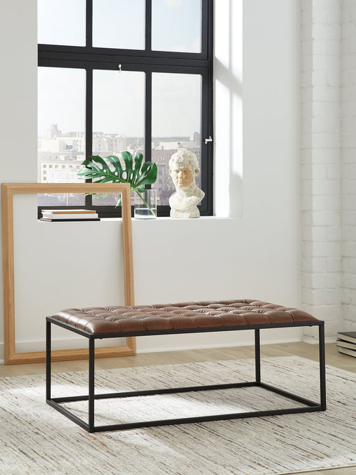 Junsor Coffee Table Ottoman - LasVegasFurnitureOnline.com