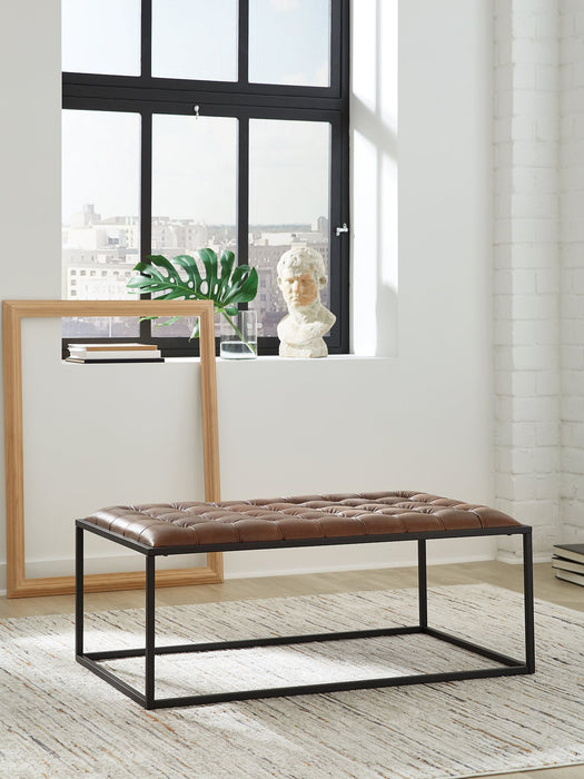 Junsor Coffee Table Ottoman - LasVegasFurnitureOnline.com