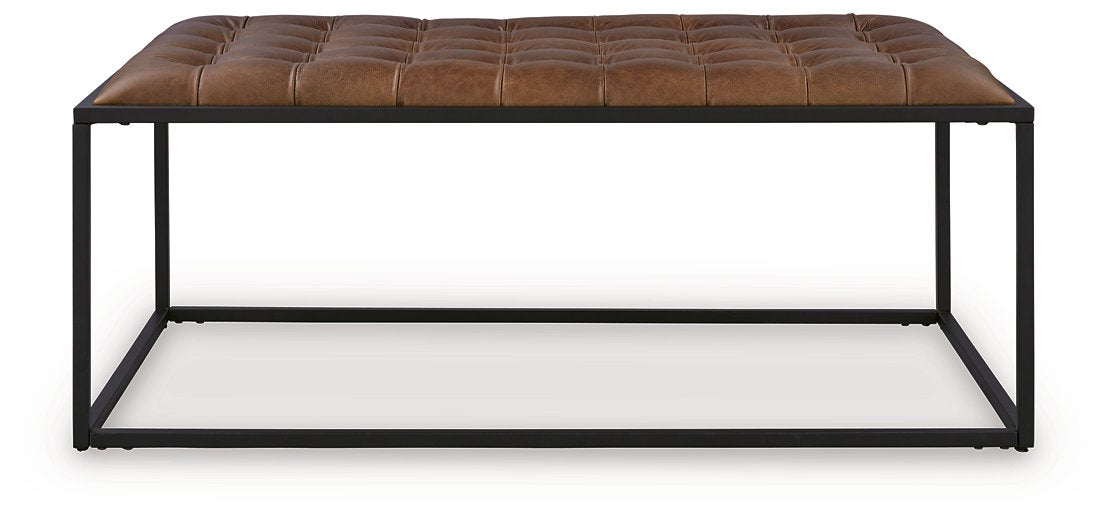 Junsor Coffee Table Ottoman - LasVegasFurnitureOnline.com