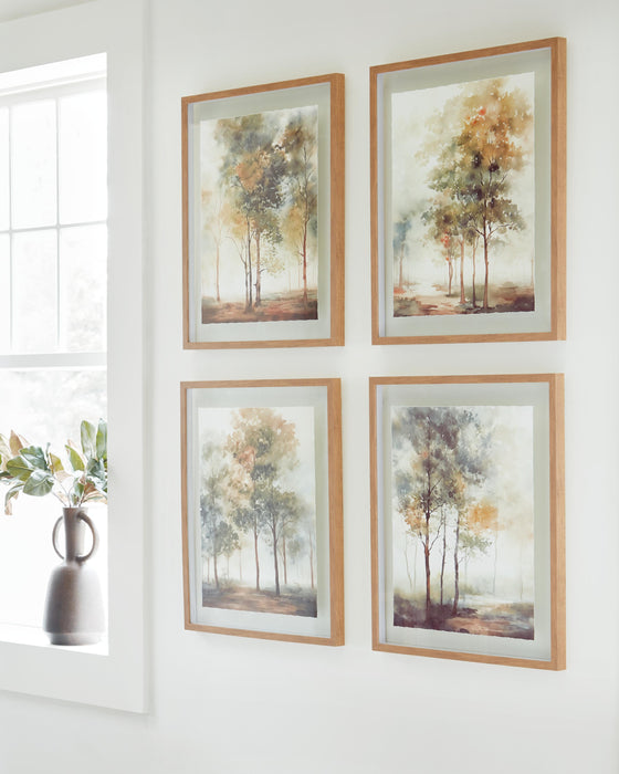 Bryneford Wall Art (Set of 4) - LasVegasFurnitureOnline.com