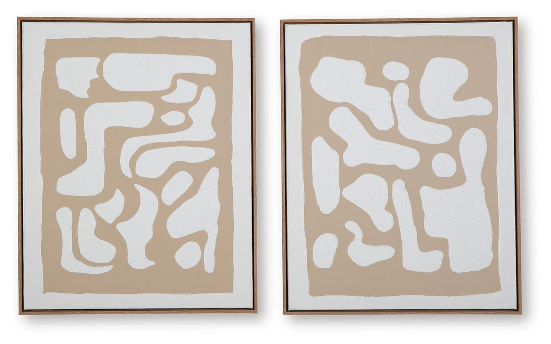 Waldett Wall Art (Set of 2) - LasVegasFurnitureOnline.com