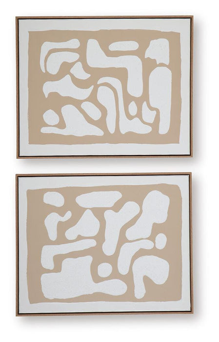 Waldett Wall Art (Set of 2) - LasVegasFurnitureOnline.com