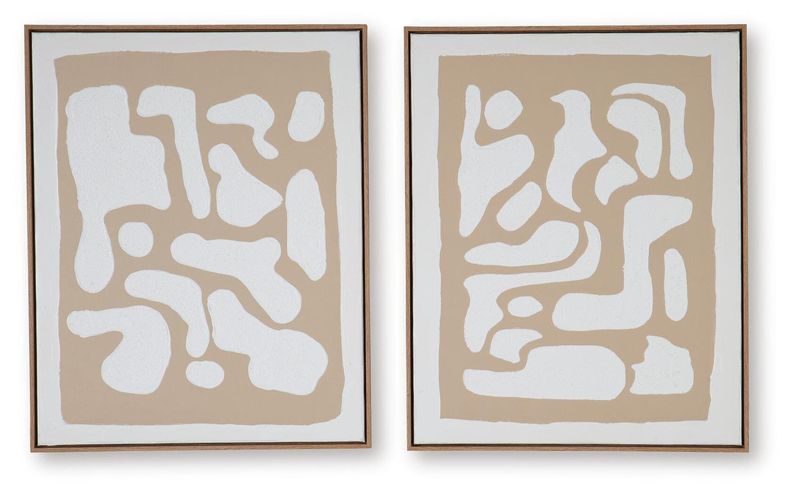 Waldett Wall Art (Set of 2) - LasVegasFurnitureOnline.com