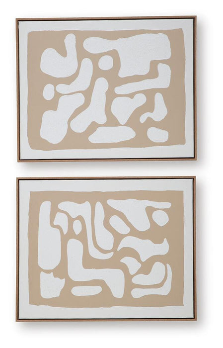 Waldett Wall Art (Set of 2) - LasVegasFurnitureOnline.com