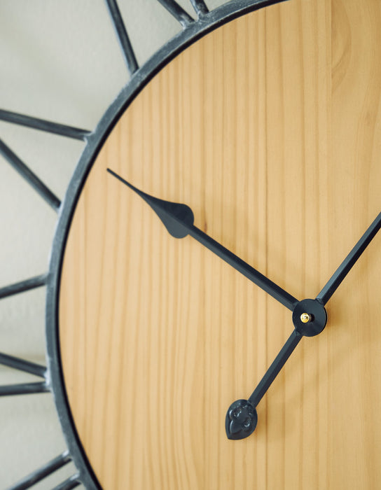 Brockett Wall Clock - LasVegasFurnitureOnline.com